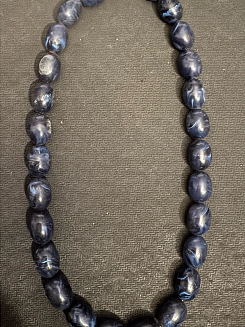 Vintage Blue Pietersite Necklace